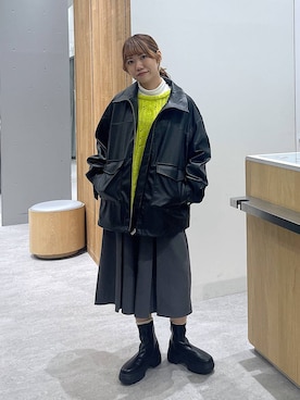 「LEPSIM」｜Michiさん（レディース・161cm）の冬コーディネート