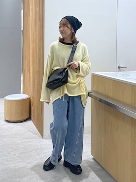 「LEPSIM」｜Michiさん（レディース・161cm）の冬コーディネート