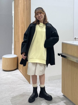 「アイテム（その他アウター）」を使った、Michiさん（レディース・161cm・20代）の秋コーディネート