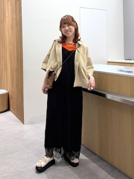 「LEPSIM（レプシィム）のアイテム」を使った、Michiさん（レディース・161cm）の春コーディネート