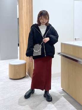 Michiさん（レディース・161cm）の冬コーディネート