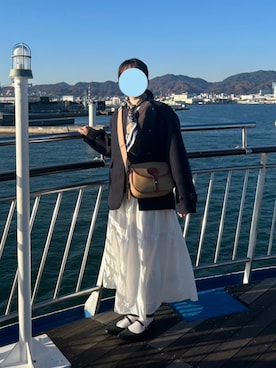 「アイテム（ストール/ショール）」を使った、ﾘｰﾇ🐨さん（レディース・156cm）の冬コーディネート