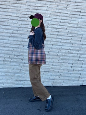 「アイテム（チノパンツ）」を使った、ﾘｰﾇ🐨さん（レディース・156cm）の秋コーディネート