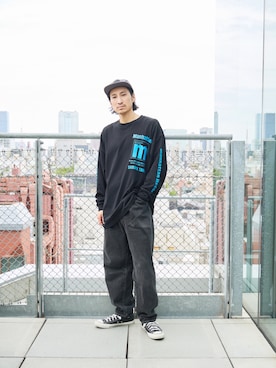 Yu Shimotoriさん（メンズ・174cm）の秋コーディネート