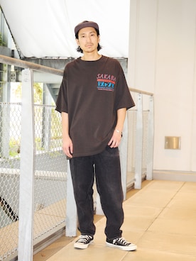 「TENGA（テンガ）のアイテム」を使った、Yu Shimotoriさん（メンズ・174cm）の秋コーディネート