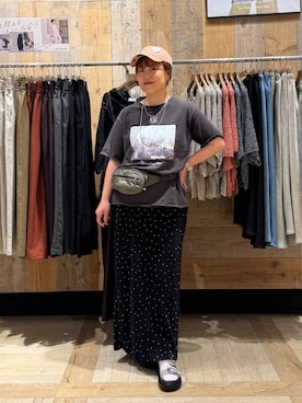 「mont-bell（モンベル）のアイテム」を使った、つーさんさん（レディース・161cm）の春コーディネート