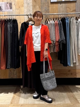 「アイテム（アクセサリー）」を使った、つーさんさん（レディース・161cm）の春コーディネート