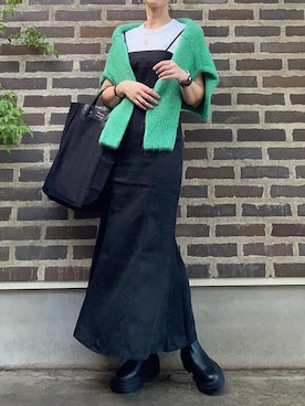 「アイテム（ワンピース/ドレス）」を使った、Chieさん（レディース・165cm・40代）の秋コーディネート