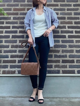 「HIROB（ヒロブ）のアイテム」を使った、Cieさん（レディース・165cm）の夏コーディネート