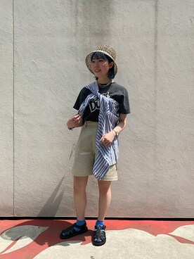 久富さん(レディース・161cm)の春コーディネート