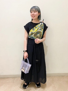 久富さん（レディース・161cm）の春コーディネート