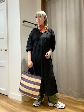 久富さん（レディース・161cm）の春コーディネート