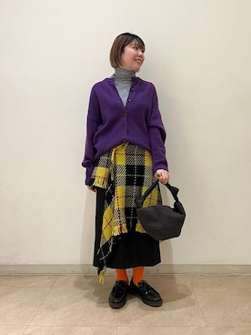 久富さん(レディース・161cm)の秋コーディネート