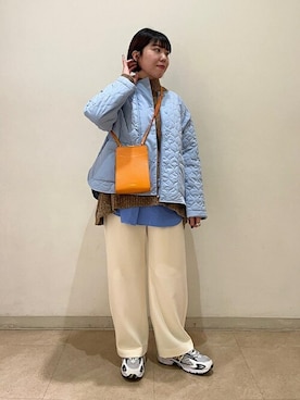 「SHIPS any（シップス エニィ）のアイテム（その他アウター）」を使った、久富さん（レディース・161cm）の冬コーディネート