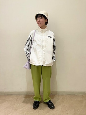 久富さん（レディース・161cm）の冬コーディネート