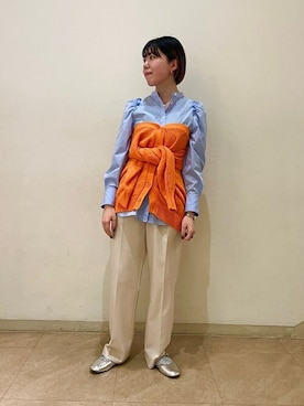 久富さん（レディース・161cm）の春コーディネート