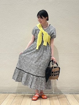 「Stephanie（ステファニエ）のアイテム」を使った、久富さん（レディース・161cm）の春コーディネート