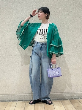 「diminutivo」｜久富さん（レディース・161cm）の夏コーディネート