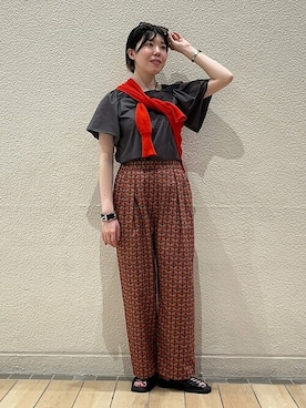 久富さん(レディース・161cm)の夏コーディネート