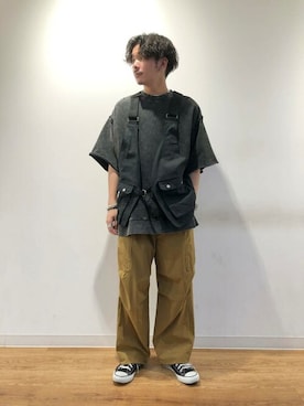 「Uiscel（ユイセル）のアイテム」を使った、SENSE OF PLACE ONLINE STOREさん（メンズ・171cm）の春コーディネート