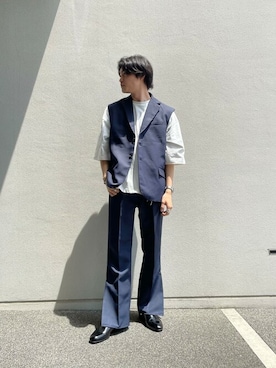 SENSE OF PLACE ONLINE STOREさん（メンズ・174cm）の夏コーディネート