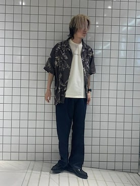 SENSE OF PLACE ONLINE STOREさん（メンズ・177cm）の夏コーディネート