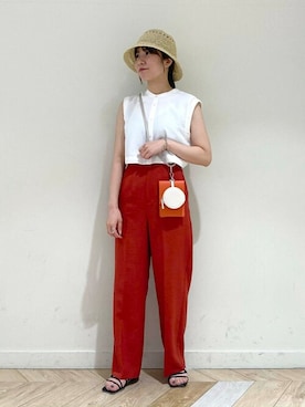 SENSE OF PLACE ONLINE STOREさん(レディース・159cm)の夏コーディネート