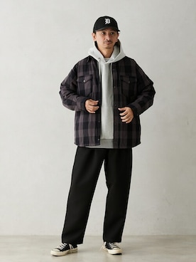 enoさん（メンズ・174cm）の冬コーディネート