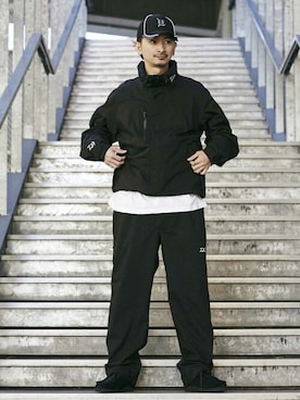 enoさん（メンズ・174cm）の冬コーディネート