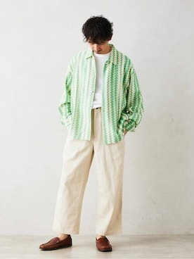 enoさん(メンズ・174cm)の春コーディネート