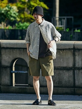 enoさん(メンズ・174cm)の夏コーディネート