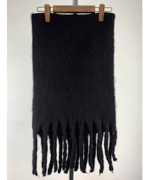 SHEIN | Dazy フリンジストール ¥680／カラー：ブラック(マフラー)