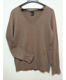 H&M | Vネックコットンニット size: M(EUR/US)(ニット/セーター)