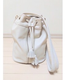 ROPE' PICNIC | 【2WAY】シュリンクドロストショルダーバッグ カラー：オフホワイト(ショルダーバッグ)
