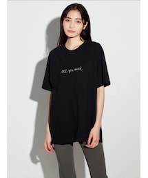UNIQLO | PEACE FOR ALL グラフィックTシャツ(半袖・レギュラーフィット)ヘルツォーク&ド・ムーロン カラー:09 BLACK/サイズ:男女兼用L(Tシャツ/カットソー)
