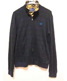 FRED PERRY | F2150 ハリントンニットジャケット サイズ：M(その他アウター)
