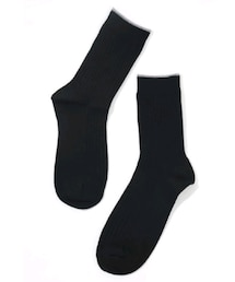 SHEIN | コントラストトリムクルーソックス(ソックス/靴下)