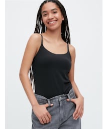 UNIQLO | エアリズムブラキャミソール／カラー：09 BLACK(キャミソール)