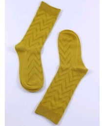 SHEIN | シェブロンパターン靴下 ¥350(ソックス/靴下)