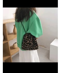 SHEIN | レオパード柄ショルダーバッグ ¥780(ショルダーバッグ)