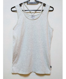 McGREGOR CLASSIC | リサイクルコットン三つ編みタンク カラー：アイボリー／サイズ：L(タンクトップ)