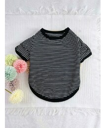 SHEIN | ストライプパターン ペットシャツ(ペットウェア)