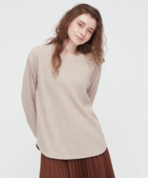 UNIQLO | ワッフルクルーネックＴ(Tシャツ/カットソー)
