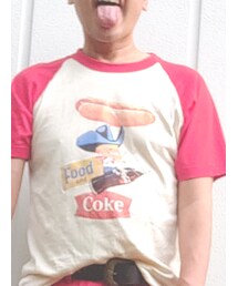 GUとコカコーラコラボシャツ | Tシャツ/カットソー