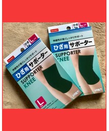 DAISO | ひざサポーターをレッグウォーマーの下に　ナイロンの蒸れ防止(レッグウォーマー)