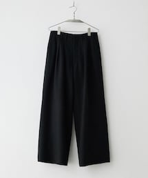 WYM LIDNM | SLIGHT FLARE DOUBLE CLOTH BAGGY SLACKS(スラックス)