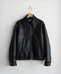 WYM LIDNM | ARTIFICIAL GRAIN / FAUX SUEDE ZIP BLOUSON(ブルゾン)