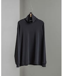 WYM LIDNM | 【WYM LIDNM】LAYERED STRETCH TURTLE(Tシャツ/カットソー)