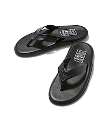 ISLAND SLIPPER | アイランドスリッパ/PB202/BLACK/レザーサンダル(サンダル)