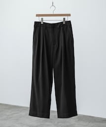 WYM LIDNM | TUCK LOOSE DRAPE SLACKS(スラックス)